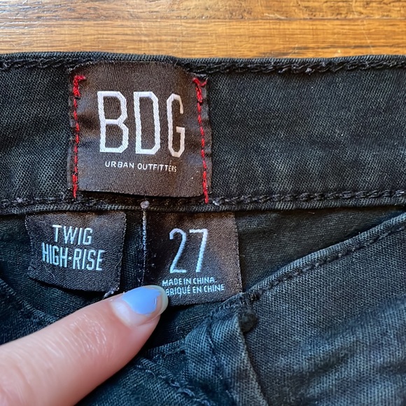 BDG Denim Black Twig High Rise Jeans Size 27 - Picture 2 of 3